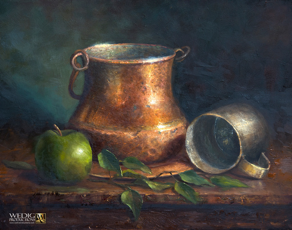 "Copper pot"  11x14 on board